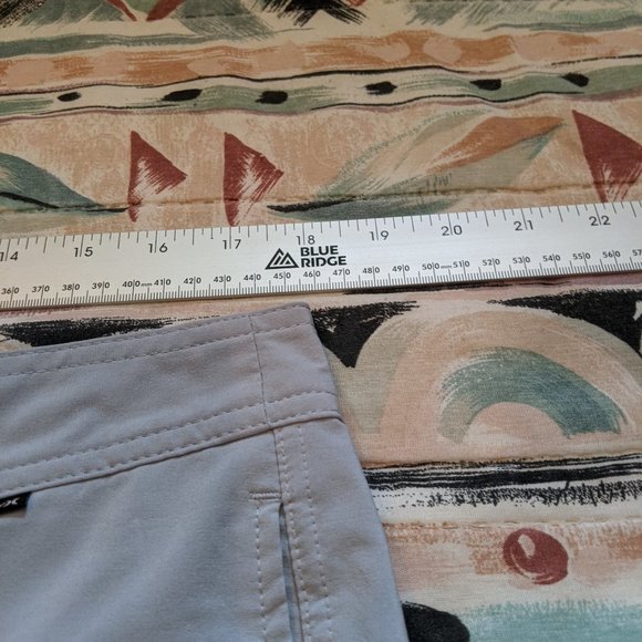 Hurley Surf Surfer Beach Men's Drawstring Black Gray Board Shorts Size 33 x 8.5" - Picture 6 of 7